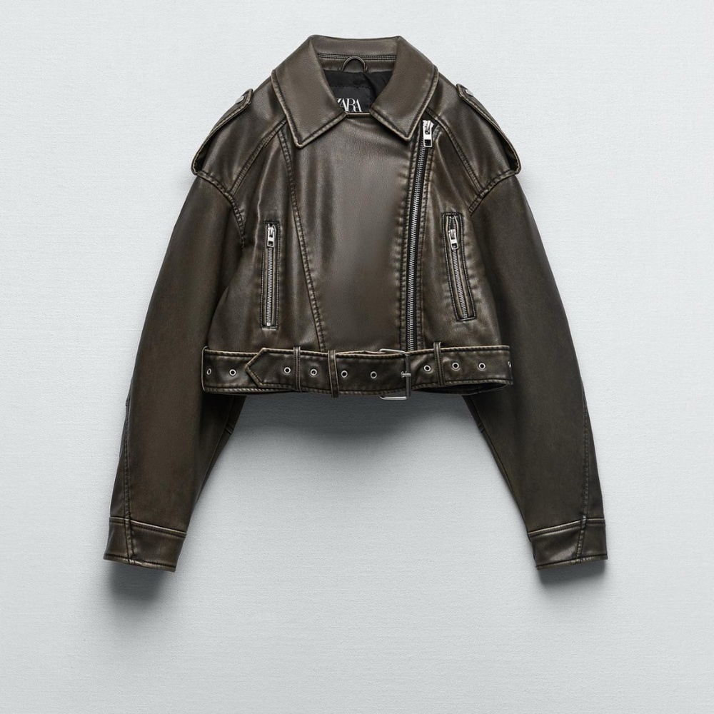 Zara Faux Leather Jacket